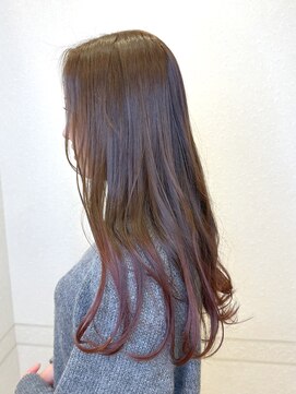 松本平太郎美容室 銀座本店 イノアカラー×グラデーション×バーガンディ