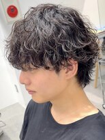 キングオブヘアバイノイズアンドフィフス 京都駅前店(KING of hair by NOISM&fifth)&nbsp;京都メンズパーマメンズカットセンターパートメンズマッシュ緩め