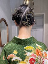 ゼスト クレス(ZEST Cres)&nbsp;【立川CRES三木】卒業式・着物カチモリツインヘアセット1