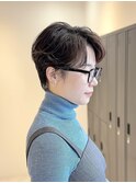 【くせ毛カット】ハンサムショート
