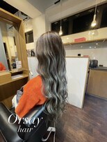 美容室オルセー コントラストハイライトカラー