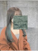 ［amika指名］透明感カラー/イヤリングカラー/ミントグリーン