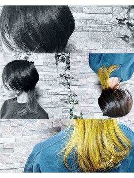 アイビー ヘアーアンドパーソナルカラー(I'B Hair & Personal Color) すそカラー×クラゲ