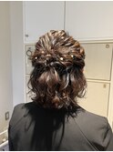 ハーフアップ♪