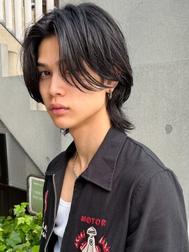 アコロン(acoron.) ウルフレイヤー/学生/ショート/センターパート/池袋メンズカット