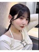韓国レイヤー/韓国風/ボブ/髪質改善/黒髪/ブリーチなし〔池袋〕