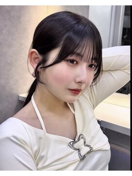 ロンドアヴァントゥス 池袋(Lond aventus) 韓国レイヤー/韓国風/ボブ/髪質改善/黒髪/ブリーチなし〔池袋〕