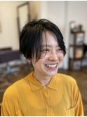 くびれヘア/アプリコットオレンジ/夏のヘアアレンジ/麻布十番