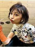 ポップなボブスタイル