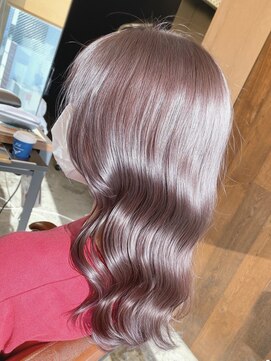 アマトウキョウスマートサロン(AMA TOKYO×Smart Salon) ワインレッド ブリーチなし 艶巻き 韓国風