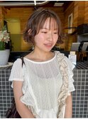 重めが可愛いボブパーマ◎