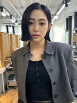 ロンド 表参道店(Lond)&nbsp;ショートボブ/ハイライトカラー/白髪/白髪ぼかし/ブリーチ/