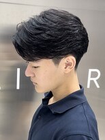 リベル(LIBER)&nbsp;フェザーパーマ/ニュアンスパーマ/センターパート/メンズパーマ