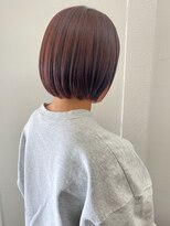パル バイ ラベスト(Pal by lovest)&nbsp;イルミナカラー◎モーブブラウン×丸みボブ
