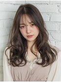 大人可愛い小顔カット+透明感カラー/ココアベージュ