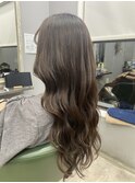 #白髪染め#巻き髪#ベージュカラー#エイジング#ウェーブ巻き