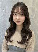 美髪レイヤーカット/顔まわりレイヤー/くびれミディアムレイヤー