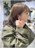 黒髪/クラゲヘアー/オリーブグレー/小顔/ココアベージュ/田町