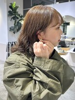 フィルムス 田町芝浦(FILMS) 黒髪/クラゲヘアー/オリーブグレー/小顔/ココアベージュ/田町