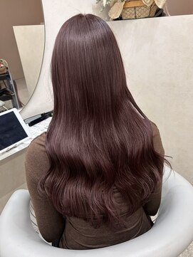 ラルムバイシー 新宿(LARME by Sea) 『Rio』シールエクステ×チェリーレッド/大人ガーリー/新宿