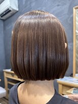 アルファ 我孫子店(alpha)&nbsp;切りっぱなしボブ/透明感カラー/ブラウン/ベージュ/我孫子駅
