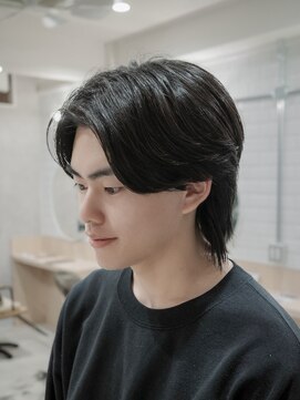 メレ 仙台(Mele) メンズウルフスタイル/センターパート20代～30代［仙台］