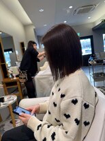 ファム 楽々園店(femme) 透明感◎暗めグレージュ