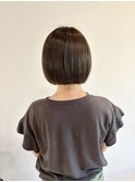 丸みショートボブ｜後頭部ふんわり