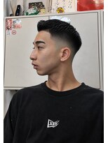 メリケンバーバーショップ フクオカ(MERICAN BARBERSHOP FUK)&nbsp;シャードパーマスパイキーショートアクティブショート