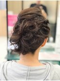 ラメが可愛いヘアセット☆