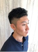 ツーブロックベリーショート