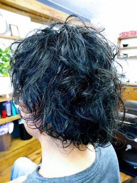 理容室バオム ミディアムパーマ