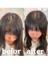 アンサン(unsung)&nbsp;前髪縮毛矯正×前髪カット
