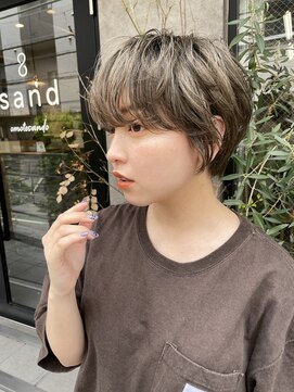 サンド 表参道(sand) ふわっとパーマのマッシュショート!