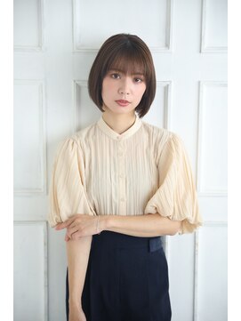 オックスクリエーション OX CREATION 桃山 【京都ショートヘア】上品自然なフォルムの大人ボブ/綺麗/艶髪