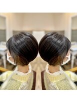 リッチ 横須賀中央店(Rich)&nbsp;ショートボブ×イヤリングカラー【横須賀中央】