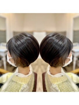 リッチ 横須賀中央店(Rich) ショートボブ×イヤリングカラー【横須賀中央】