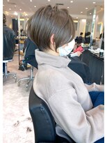 バンプ ギンザ(BUMP GINZA)&nbsp;白髪ぼかしハイライト/絶壁解消/ひし形大人ショートボブ/聖