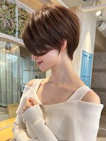 ロンド ストラーダ 心斎橋(Lond strada)&nbsp;ショート×ハイライト白髪ぼかし×マチルダボブ[心斎橋]