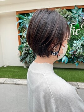 アフロートpd+ KOBE(AFLOATpd+) 大人可愛い20代30代40代小顔丸みショートボブ