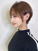 ロンド ストラーダ 心斎橋(Lond strada)&nbsp;ショート×ハイライト白髪ぼかし×マチルダボブ[心斎橋]