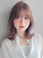 リヤン 表参道(lyann)&nbsp;美髪薄めバングハッシュカットイメチェンサイドバング愛され