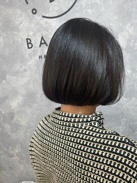 バッカ 横浜桜木町店(BACCA) ミニボブ、ダークアッシュ