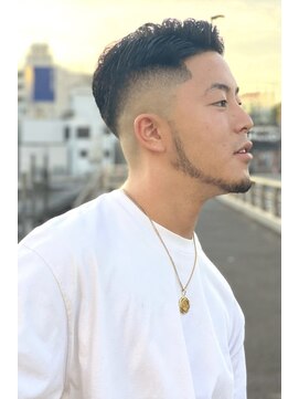 アイコン ブルー メンズ(I-CON #blue MEN'S) ☆サイドパートスタイル☆【池袋フェード】