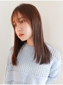 透明感抜群モテ愛されフェミニンレイヤーロブ