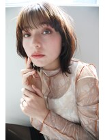 フィガロ アヴェダ(FIGARO AVEDA)&nbsp;ワイドバング×ショートボブ