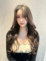 ヴィオットバイサロン(Viot by Salon)&nbsp;前髪あり髪質改善姫カットセミディカールシアーカラー縮毛矯正