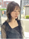20代30代40代シアーオリーブ透明感くびれボブ外ハネ