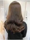 髪質改善＊ロングレイヤーグレーベージュ＊美髪【Zina船橋】