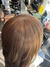 カット+リタッチ+酸熱トリートメント【通常カラーか白髪染め】　￥13200
